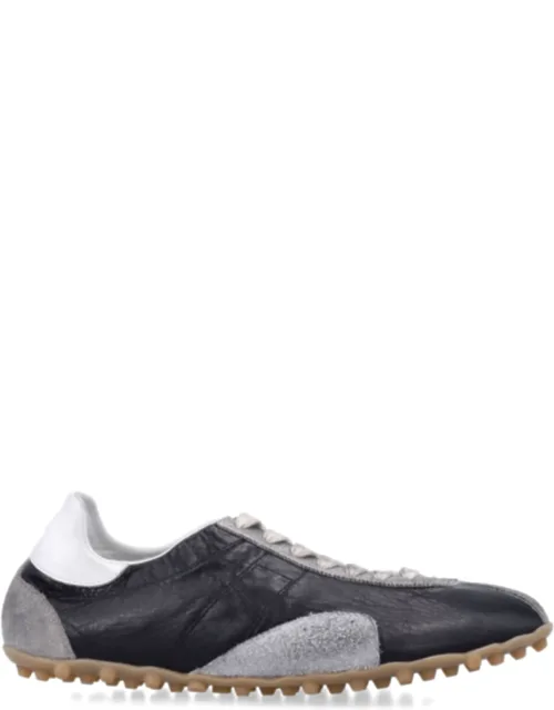 Layered Retro Running Sneakers