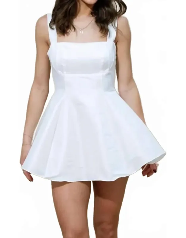 Tie Back Mini Dress