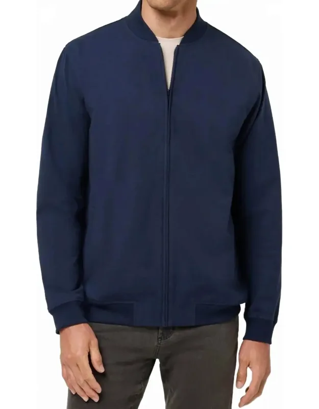 Stretchknit Bomber Jacket