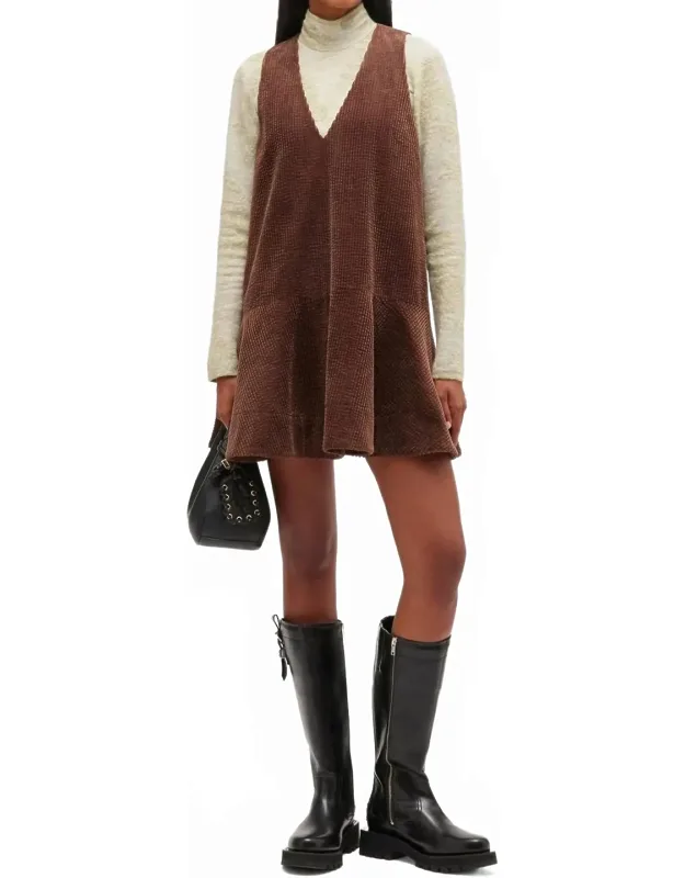 Corduroy Mini Dress