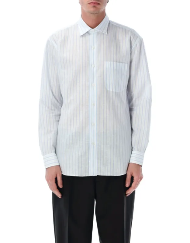 Classic Stripe Cotton Blend Shirt