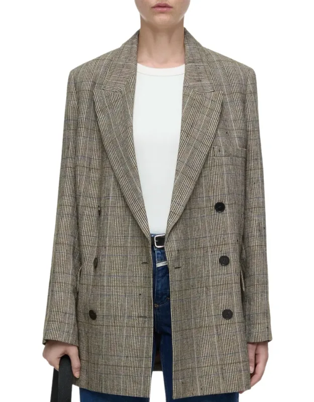 Classic Checked Blazer