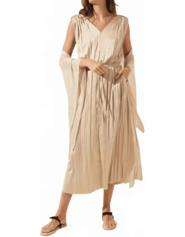 The Packable Pleated Dress