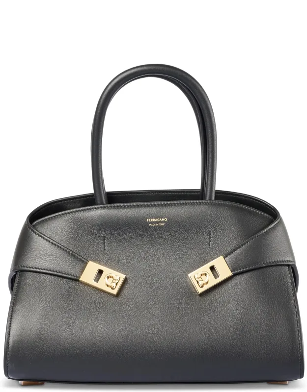 Structured Leather Handbag