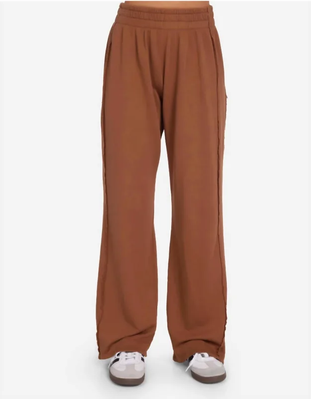 Acosta Wide-leg Raw Edge Pants