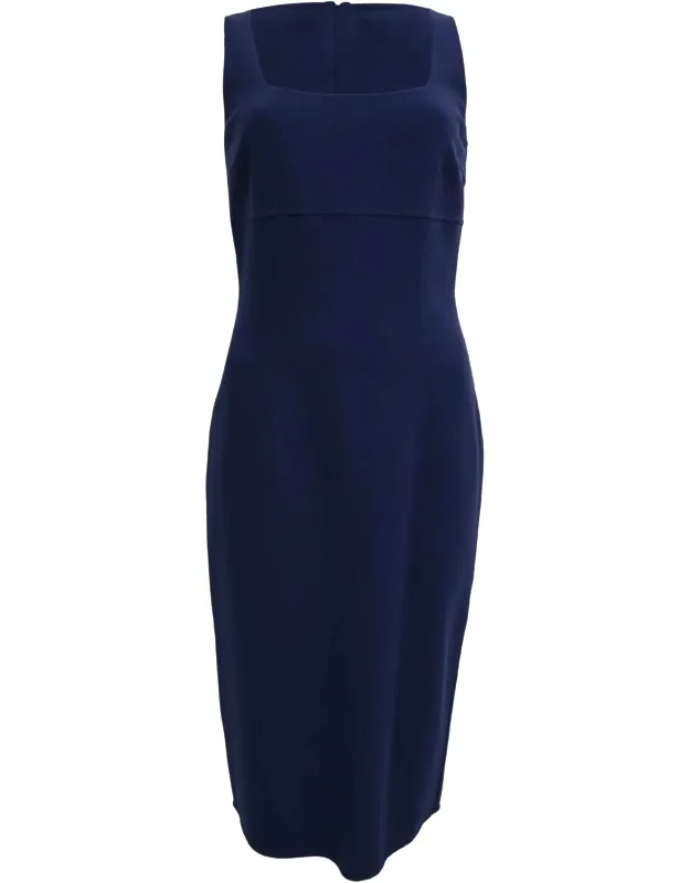 Square-neck Midi Dress