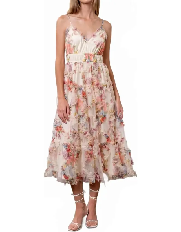 Floral Print Maxi Dress