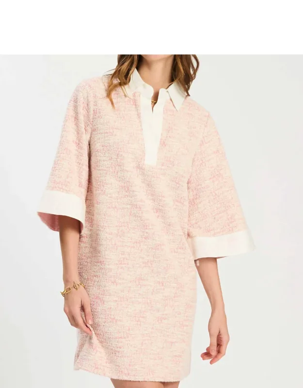 Knit Boucle Mini Dress