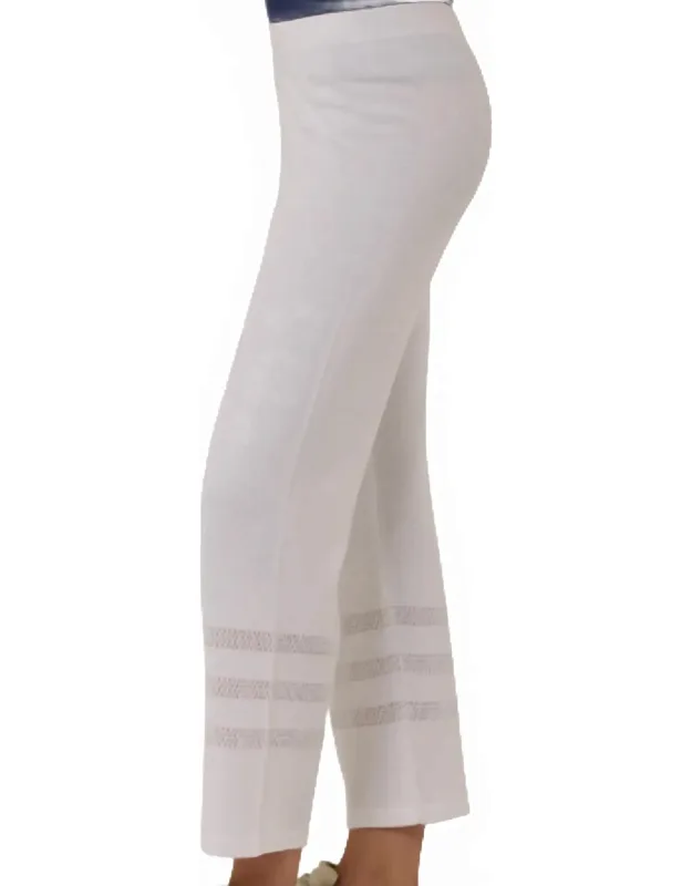 Crochet Detail Pants