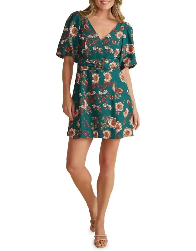 Olivia Belted Mini Dress