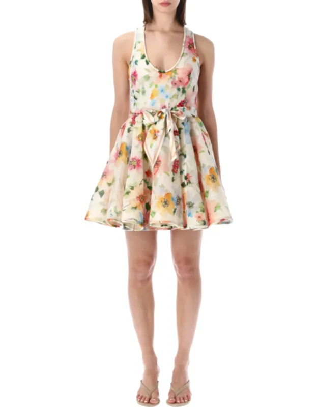 Structured Halter Mini Dress