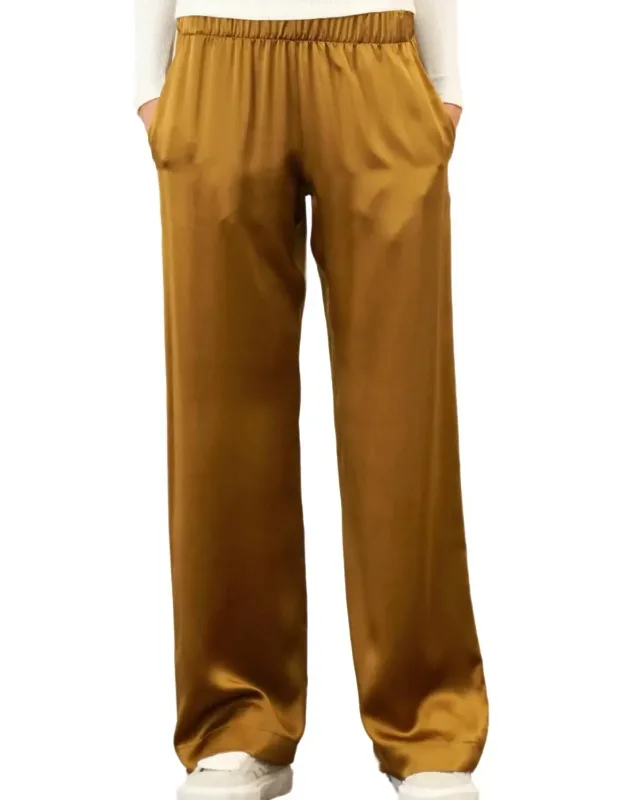 Brynn Wide Leg Pant With Shoulder Pad And Cropped Cardigan