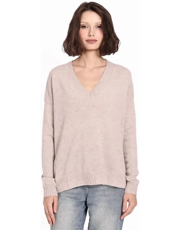 Long And Lean V-neck Sweater