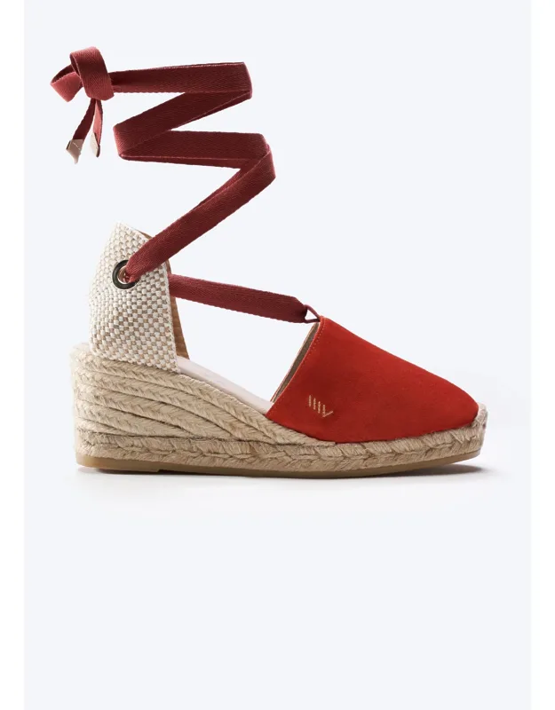 Fosca Suede Espadrille Wedges
