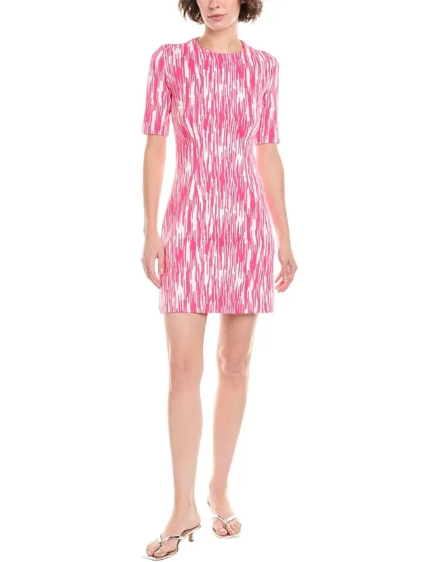Jacquard Sheath Dress