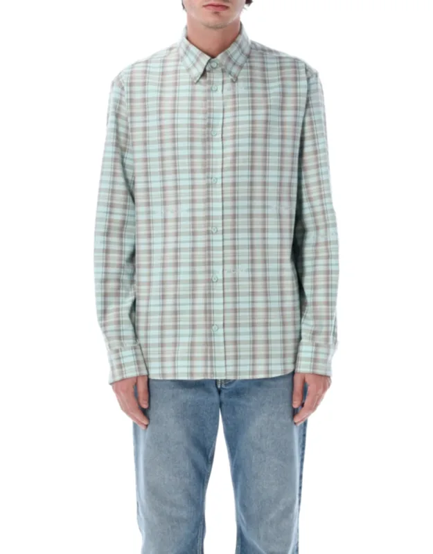 Marker Check Pastel Tone Shirt