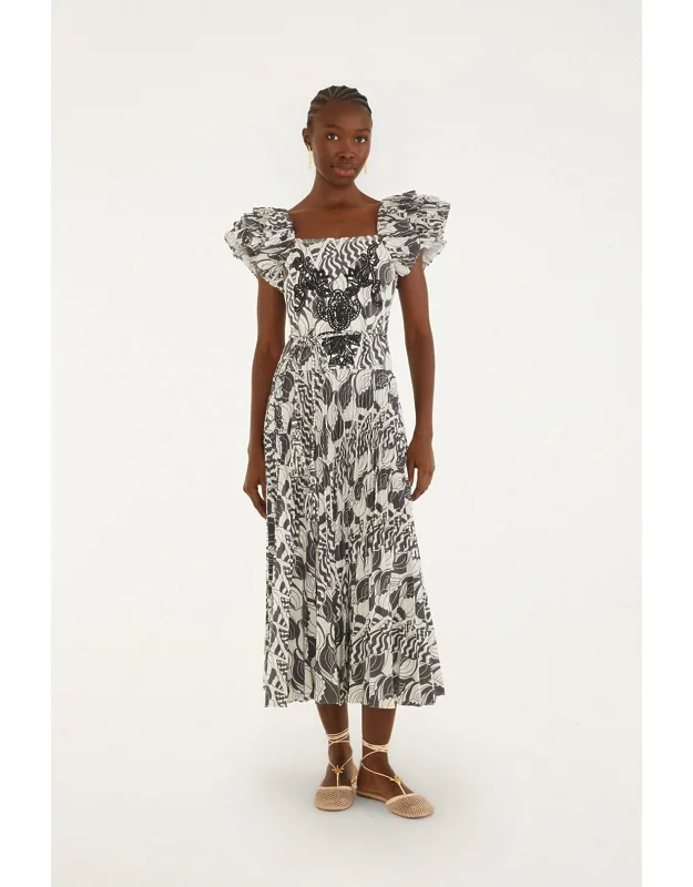 Pleated Maxi Dress
