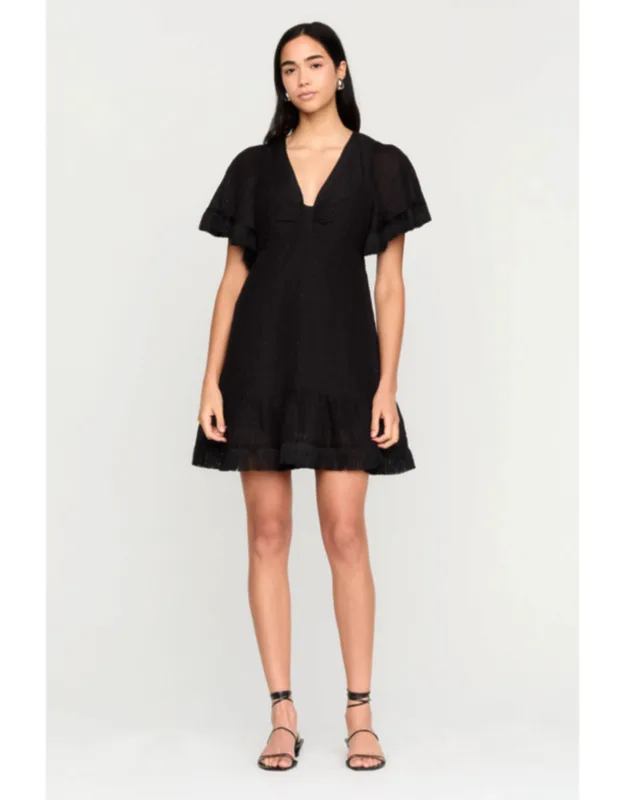 Octavia Dress With Fringe Detail And Fit And Flare Waist