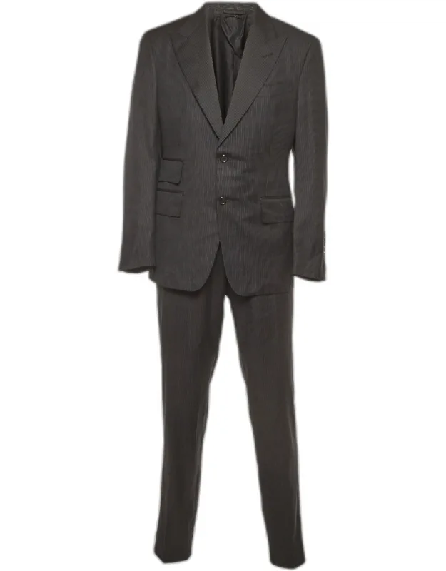 Pin Striped Wool Shelton Suit