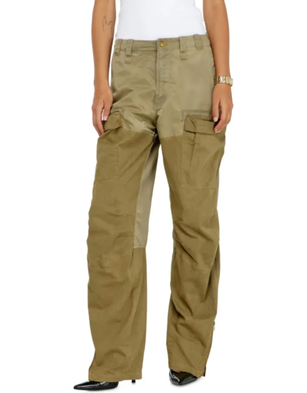 Cargo Pants In Cotton And Nylon