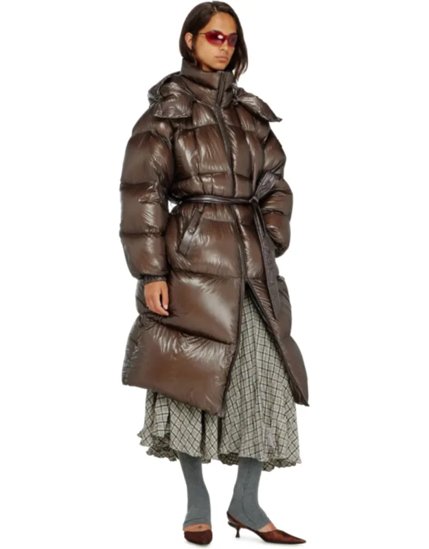 Down Puffer Coat In Ultra-light Ripstop