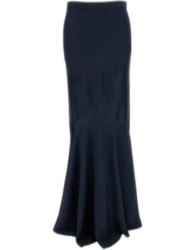 Long Skirt In Envers Satin