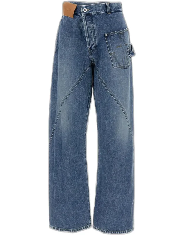 Twisted Stitching Jeans
