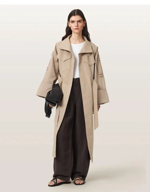 Relaxed Fit Trench Coat