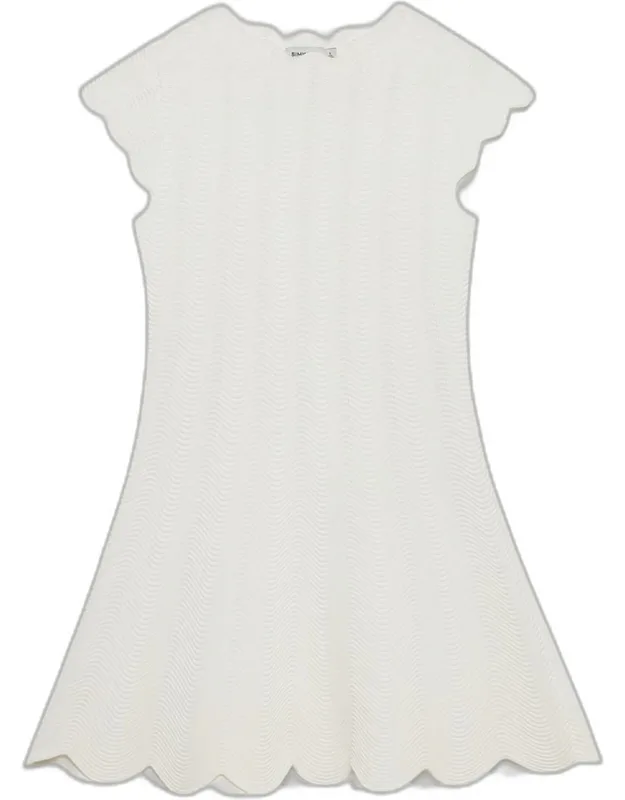 Wavy Knit Mini Dress
