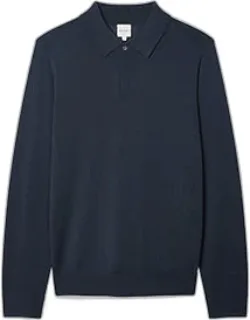 Washable Merino Wool Polo Shirt