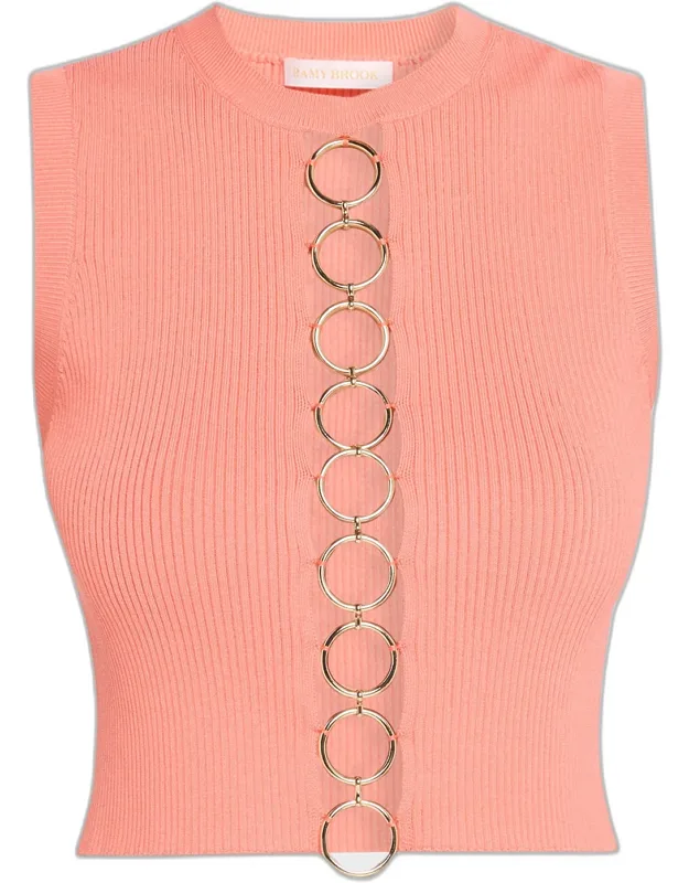 Ribbed Ring Tank Top