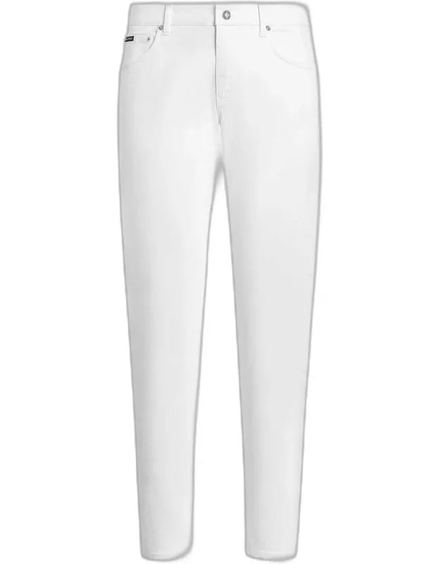 White Denim Skinny Jeans