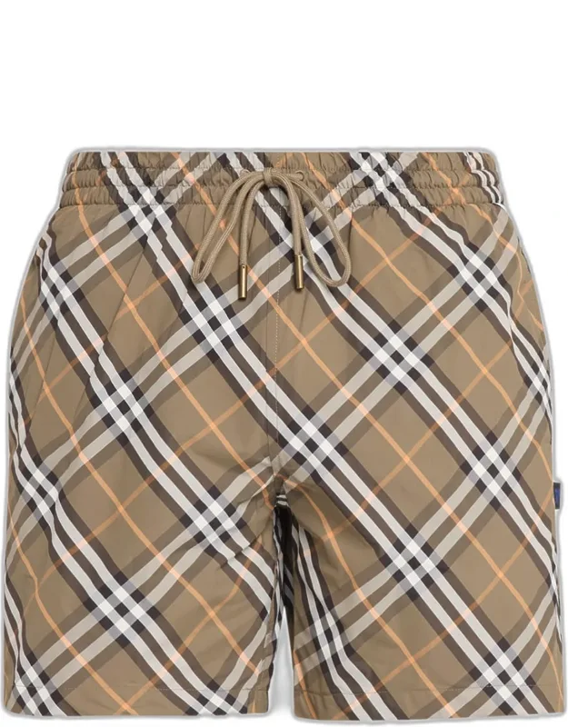 Signature Check Swim Trunks