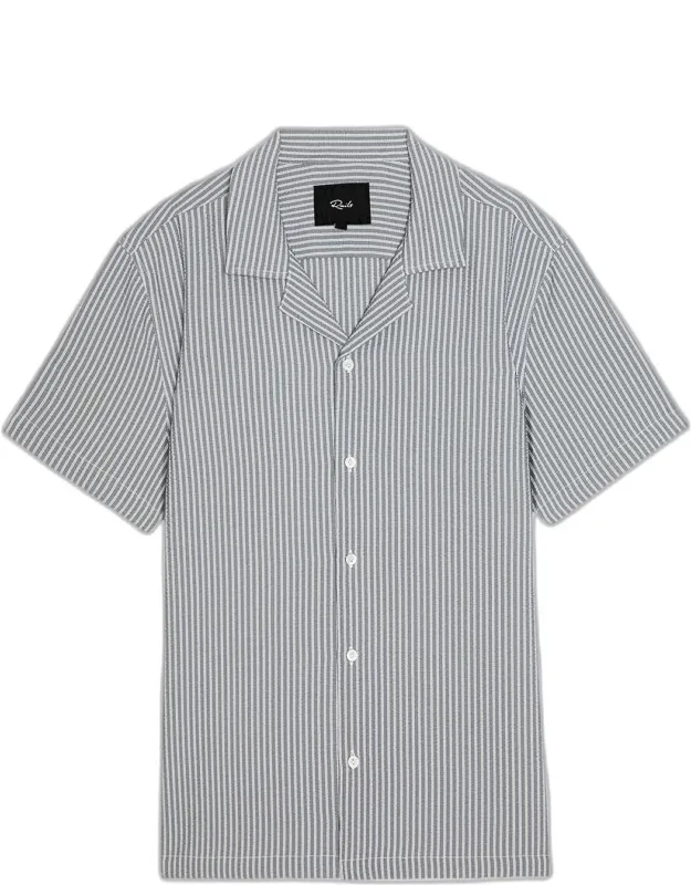 Amalfi Deck-striped Seersucker Shirt