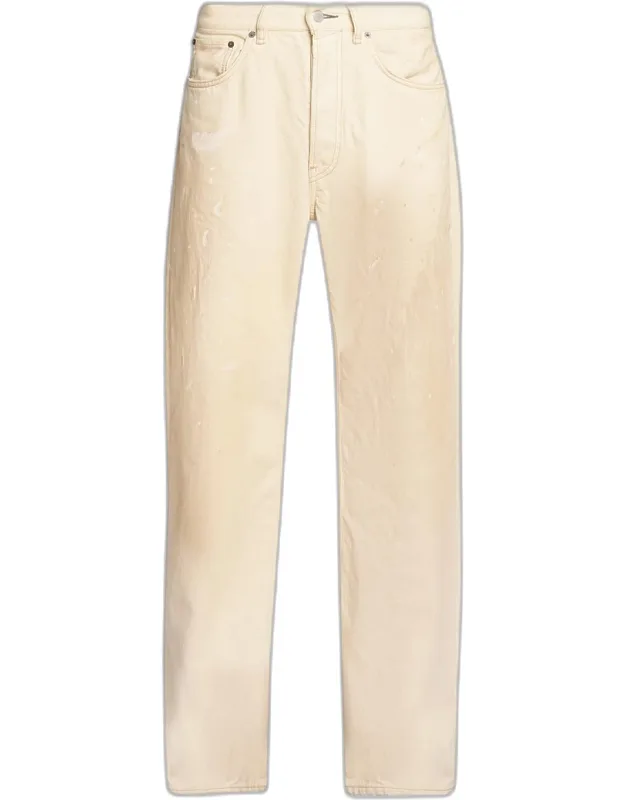 Trafalgar Bleach-splatter Straight-leg Jeans