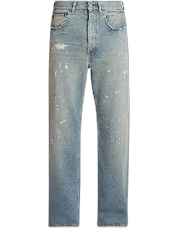 Trafalgar Paint Splatter Straight-leg Jeans
