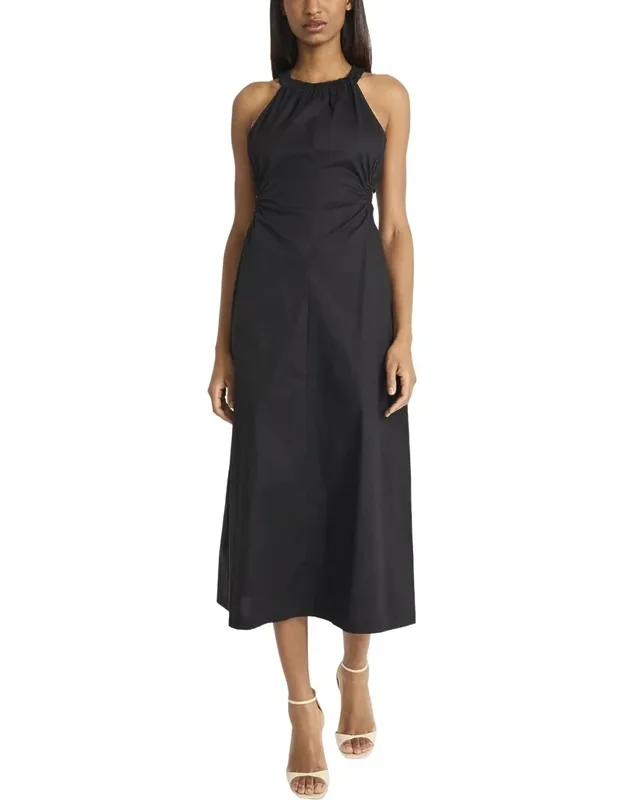 Midi Dress With Cut Outs