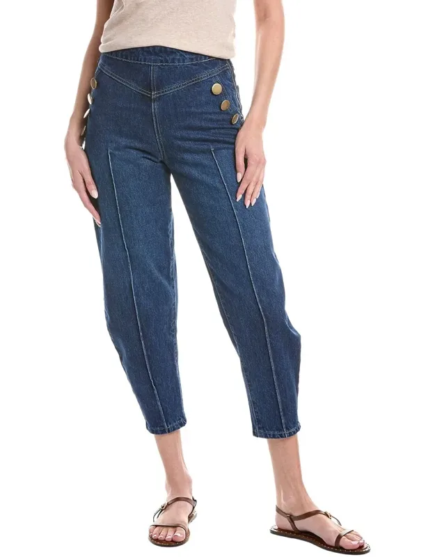 Sailor Detail Barrel Jeans
