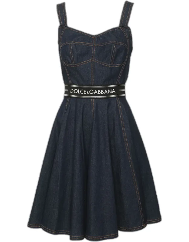 Indigo Denim Mini Dress