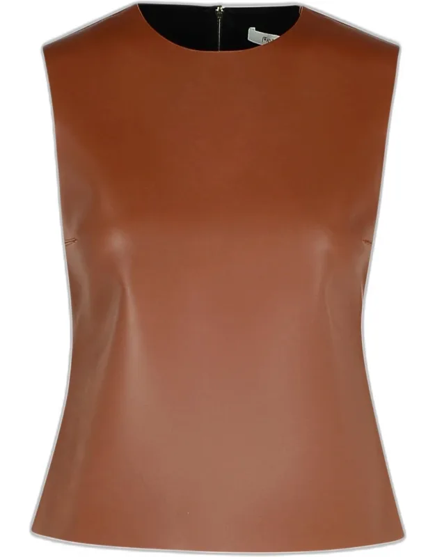 Leather Tank Top