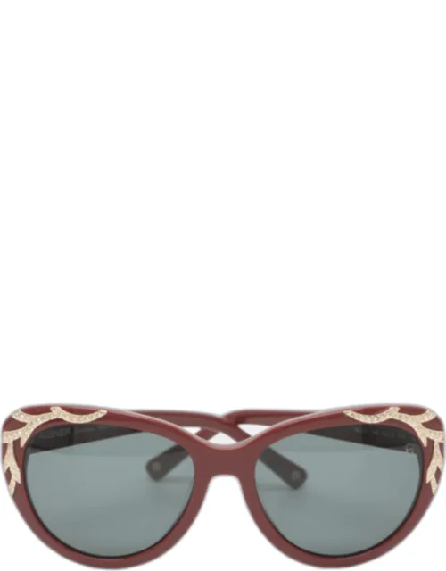 Crystal Embellished Cat-eye Sunglasses