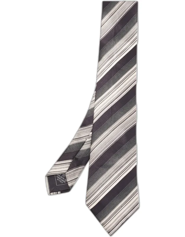 Striped Satin Silk Classic Tie