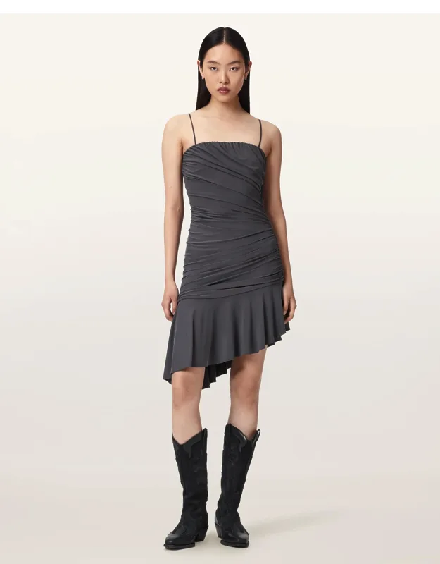 Asymmetric Mini Dress