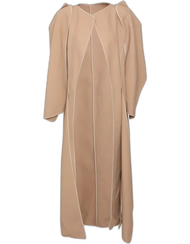 Blush Gabardine Long Coat