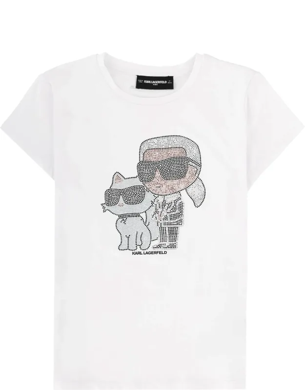 T-shirt With Glitter Print