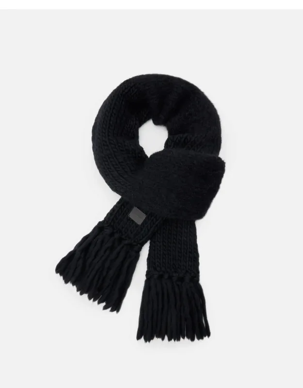 Amber Mixed Knitted Scarf