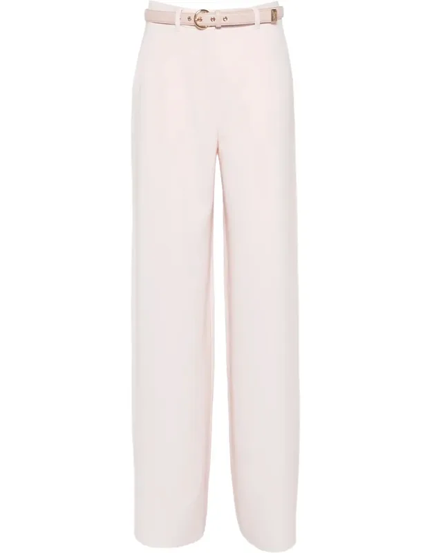 Belt Straight Trousers