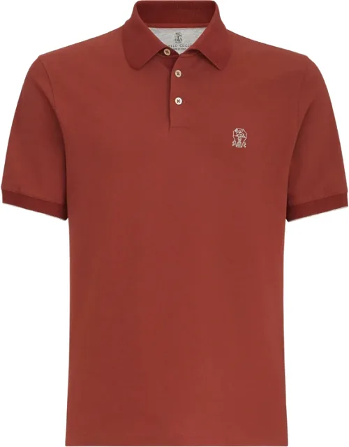 Cotton-piqué Polo Shirt With Logo