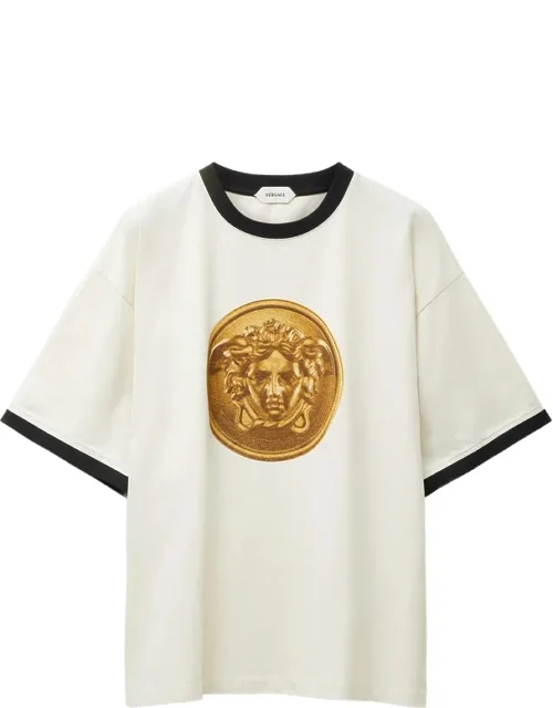 Printed Cotton-jersey T-shirt