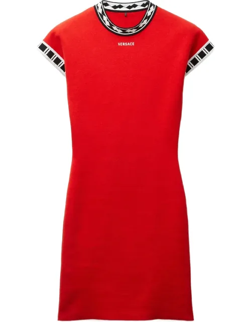 Cotton Knit Mini Dress